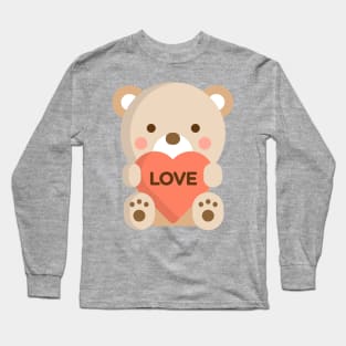 Cute Little Bear Long Sleeve T-Shirt